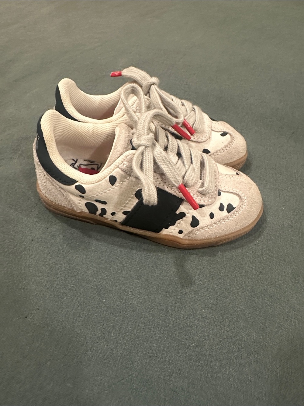 The Zara Kids × Disney "101 Dalmatians" Black & Beige Sneakers
